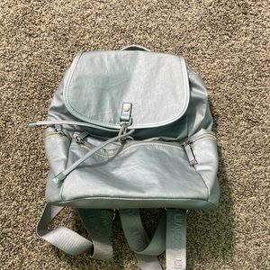 silver Calvin Klein backpack